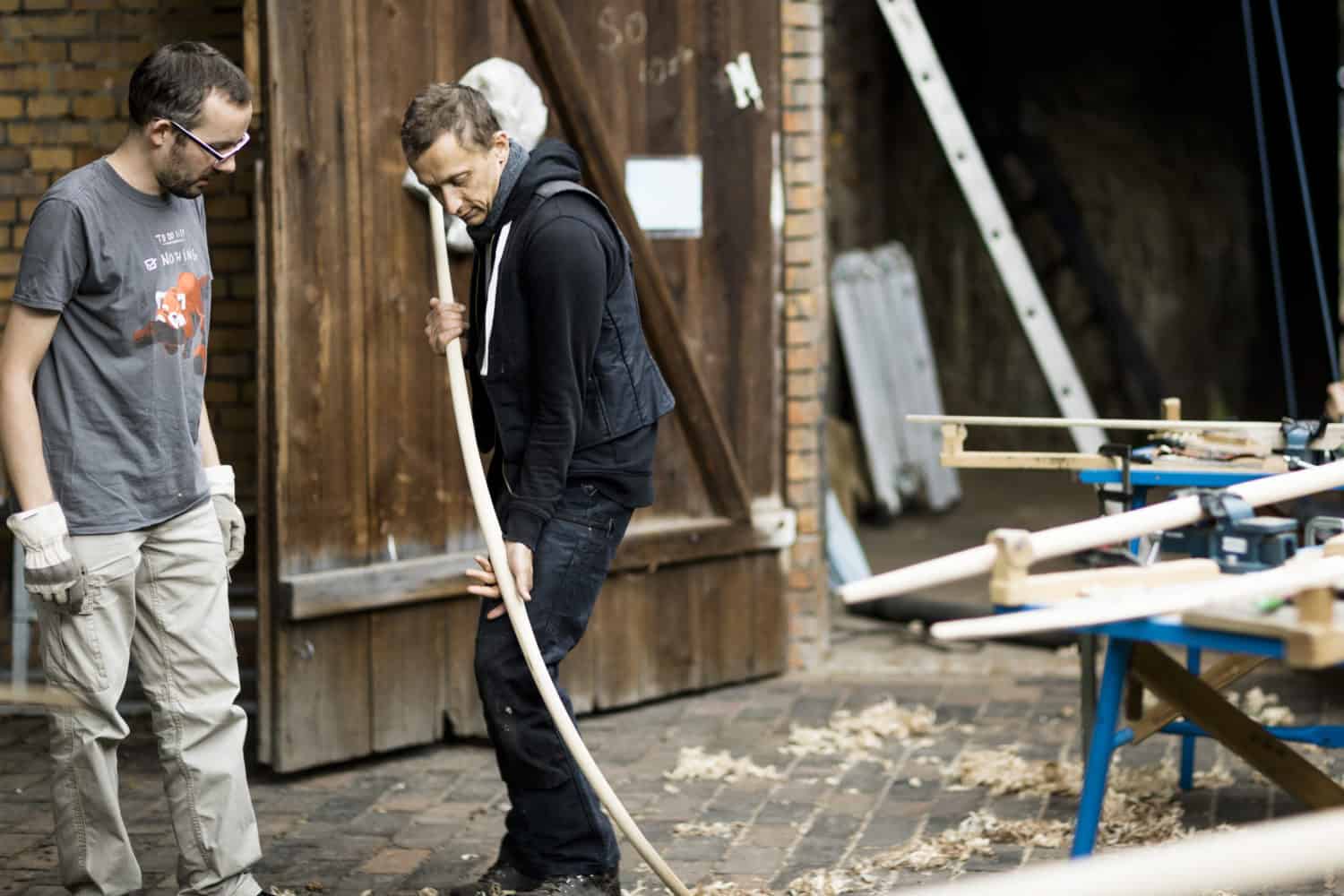 Bodentillern beim Bogennbau