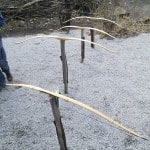 Bambus Recurve Bogen und Robinie Recurve