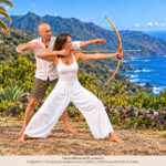 Mellanie Gerhard Yoga Bogenschießen La Gomera